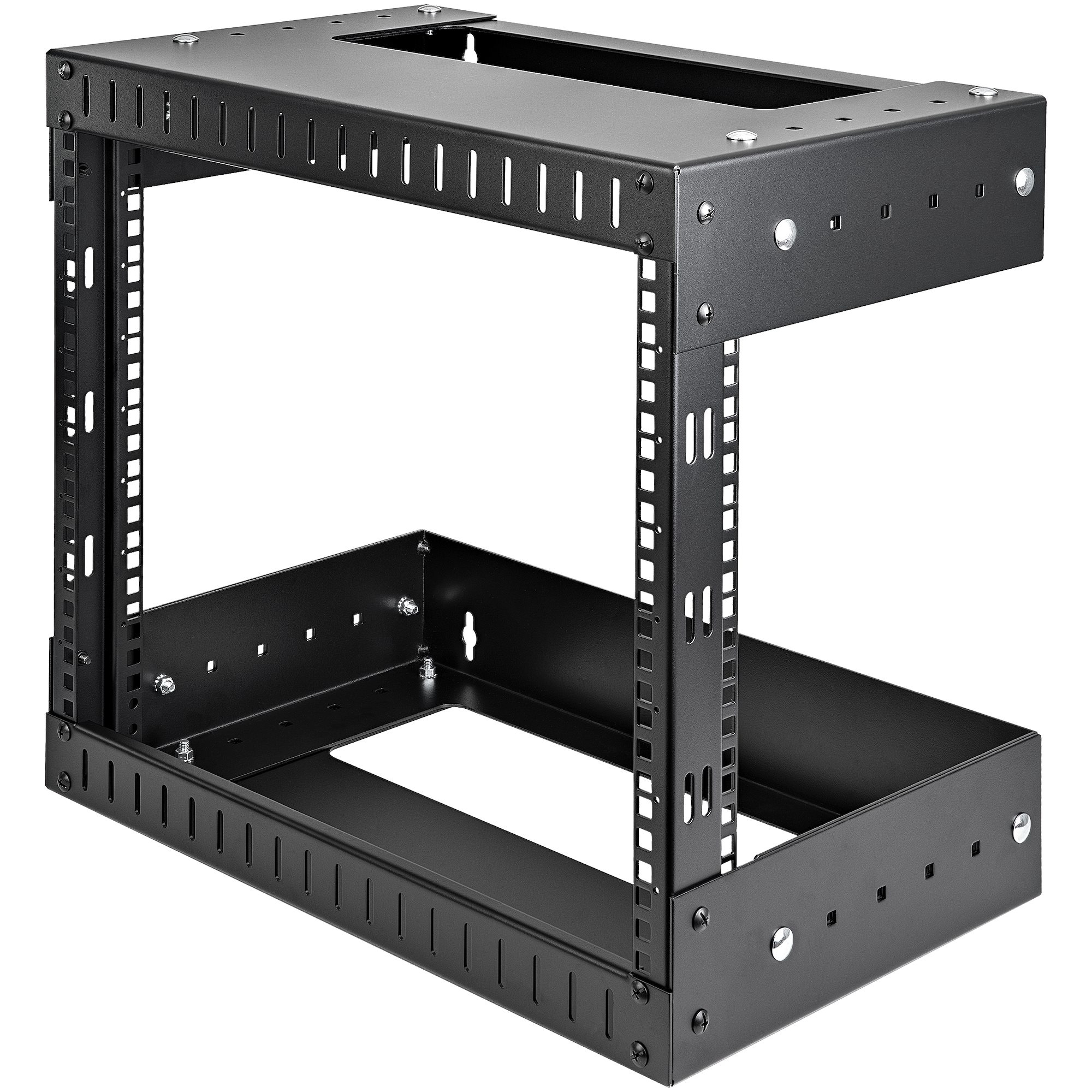 StarTech.com 8HE 19 Zoll Wand Netzwerk Rack - 2 Pfosten, offener Rahmen mit einstellbare Tiefe(30-50cm) Rack, Ansicht 2