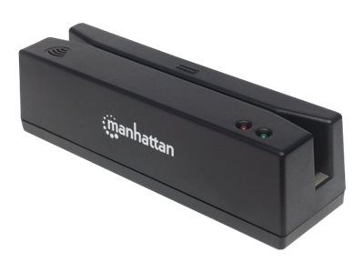 Manhattan Magnetkartenleser USB drei Spuren Leser   schwarz