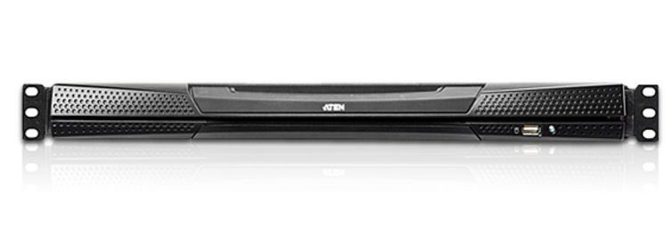 ATEN KL1516AiN - KVM-Konsole mit KVM-Switch - 16 Anschlüsse - PS/2, USB - US-Englisch (QWERTY), Ansicht 4