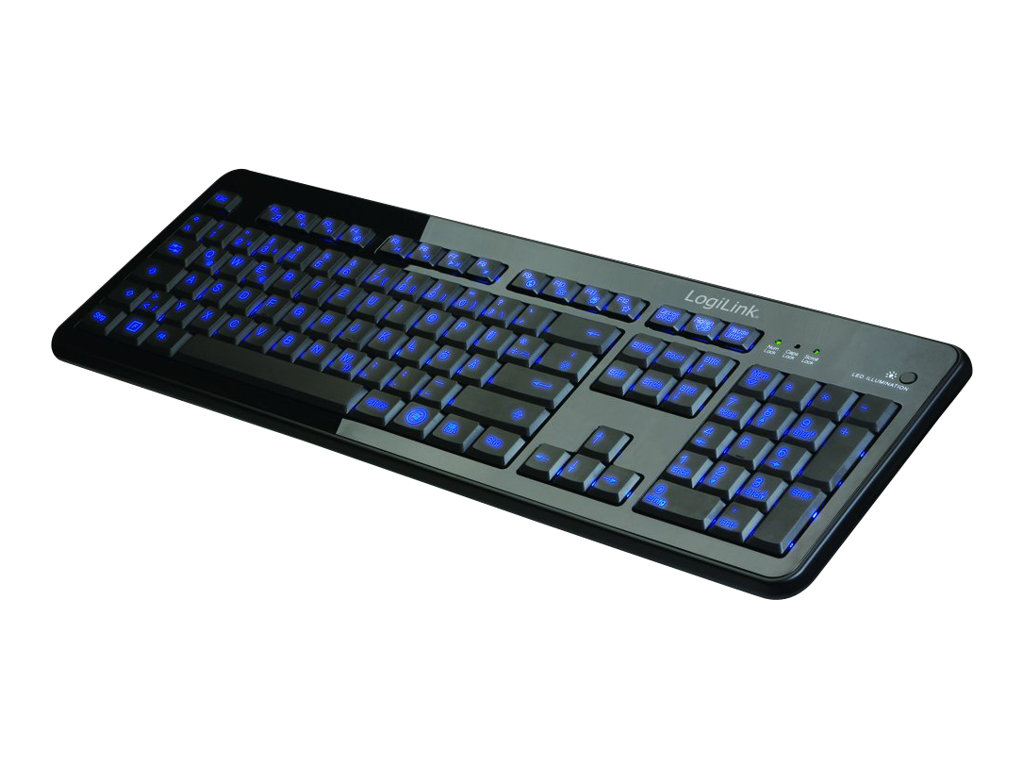 LogiLink Illuminated - Tastatur - hinterleuchtet