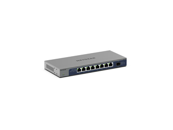 Netgear GS108X - Switch - unmanaged - 8 x 101001000 + 1 x 10 Gb Ethernet SFP+ (Uplink)