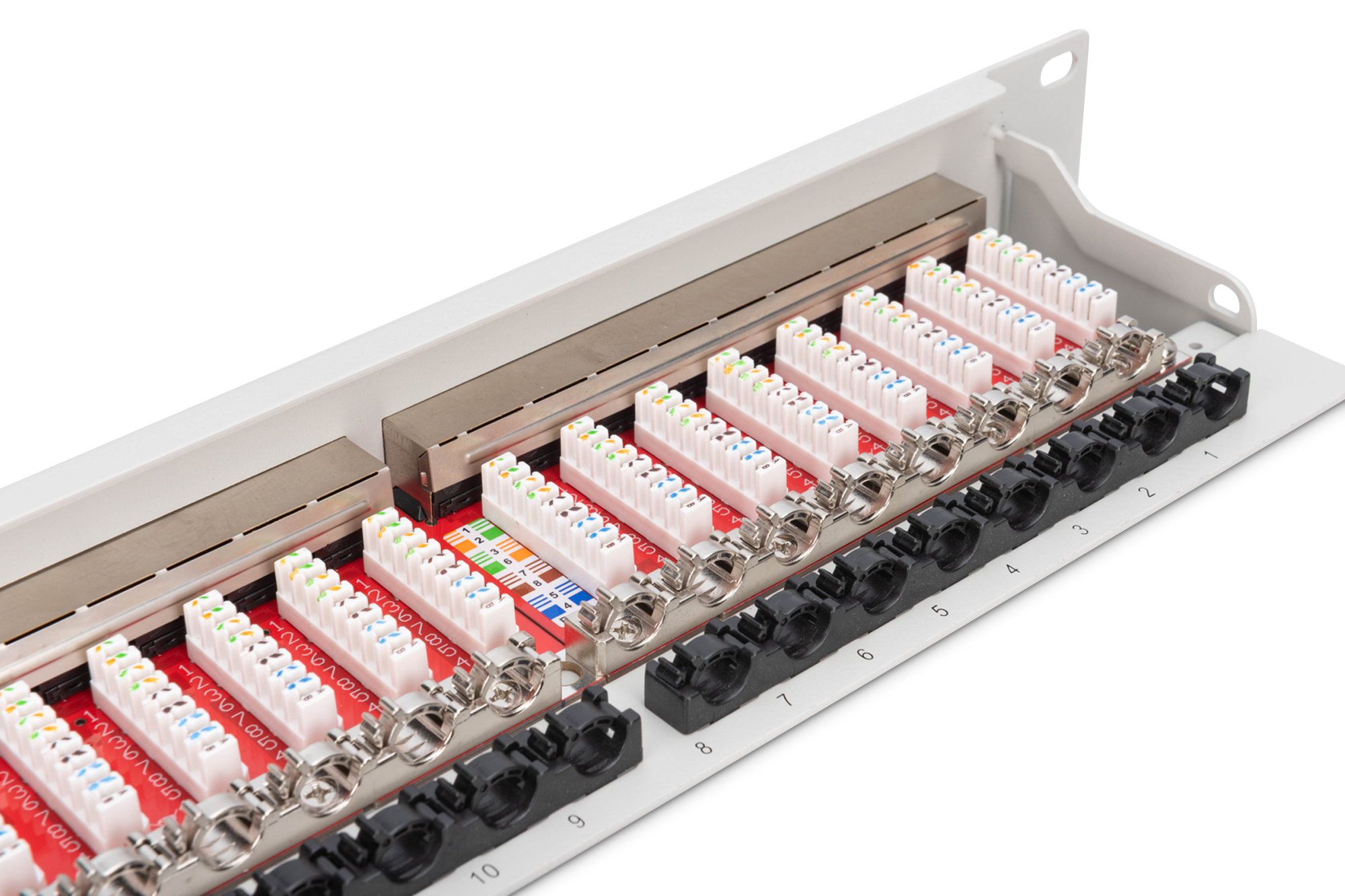 DIGITUS CAT 6A, Klasse EA Patch Panel, geschirmt, Ansicht 4
