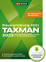 LEXWARE TAXMAN 2022 RENTNERPENSIONAERE (08834-2013)