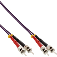 InLine - Patch-Kabel - ST multi-mode (M) zu ST multi-mode (M) - 3 m - Glasfaser - 50/125 Mikrometer