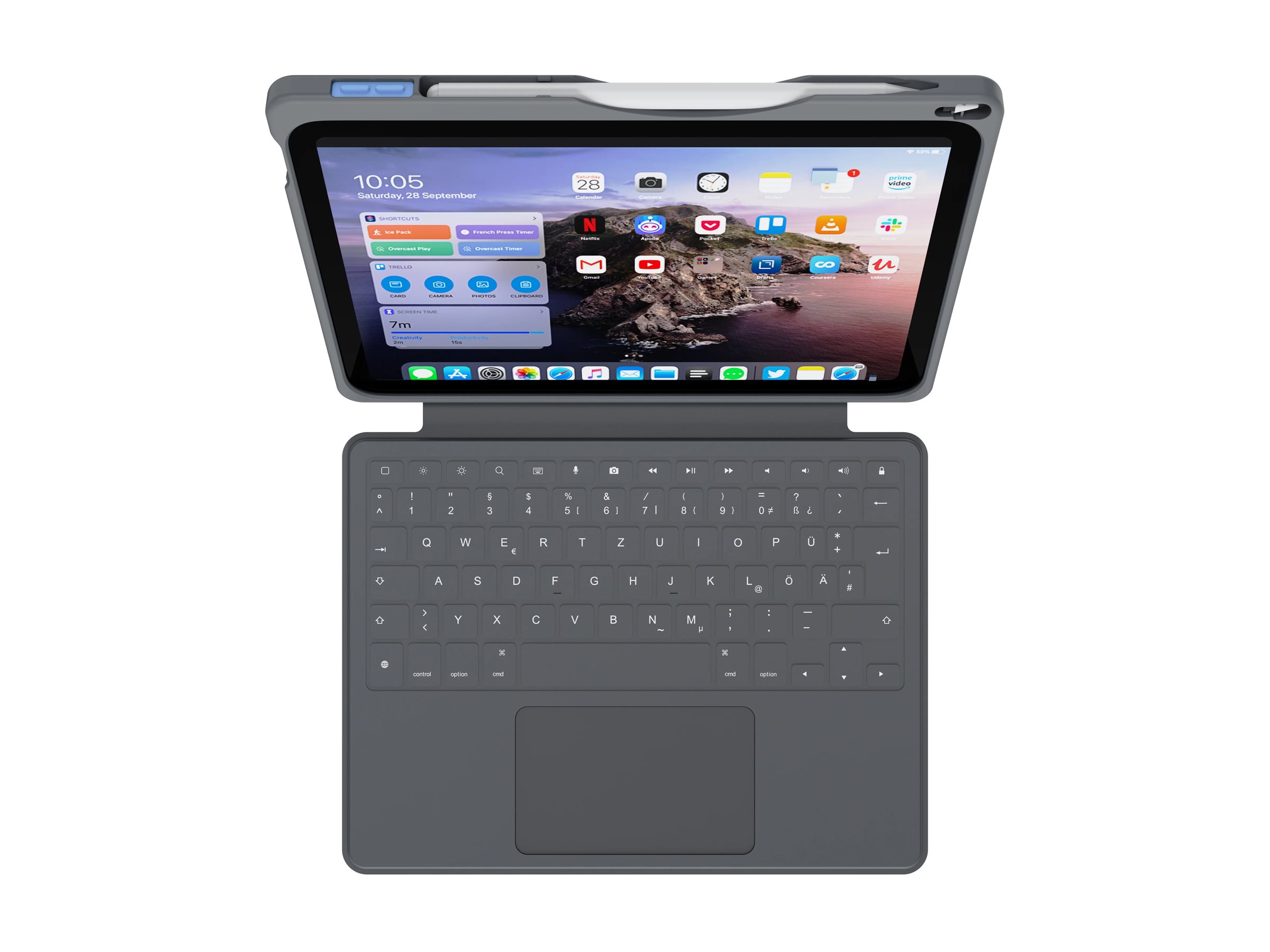 DEQSTER SMART RUGGED TOUCH PLUS - TL: Deutsch, QWERTZ, Ansicht 3