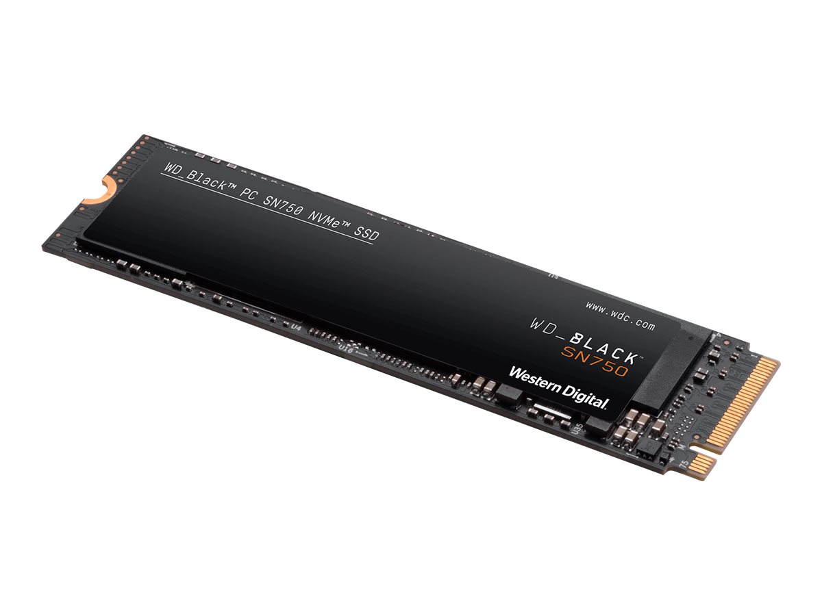 WD Black SN750 NVMe SSD WDS200T3X0C - SSD - 2 TB - intern - M.2 2280 - PCIe 3.0 x4 (NVMe)