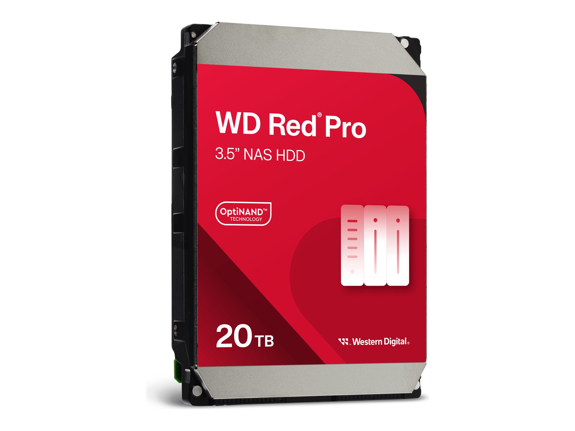 WD Red Pro WD201KFGX - Festplatte - 20 TB - intern - 3.5 (8.9 cm)
