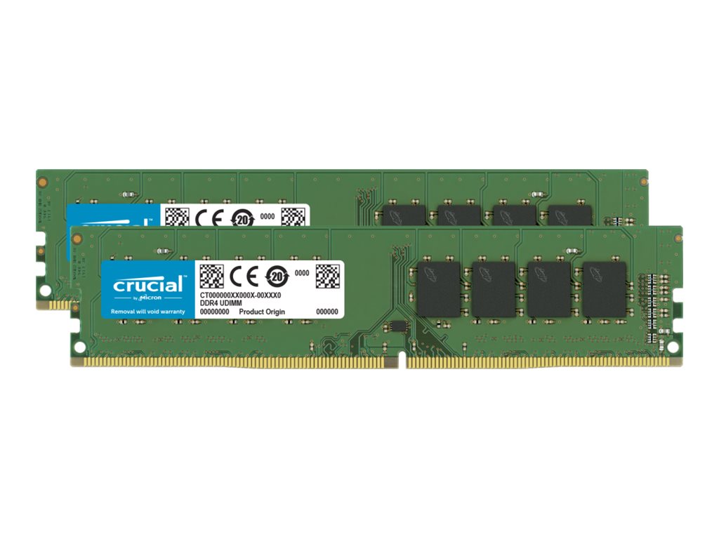 Micron Crucial - DDR4 - 8 GB: 2 4 GB - DIMM 288-PIN (CT2K4G4DFS8266)