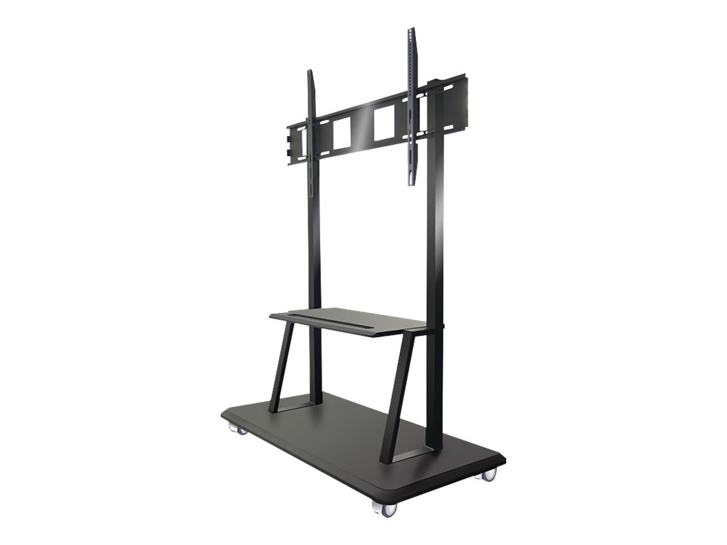 Techly Wagen - für Flachbildschirm - Schwarz (55-120), Ansicht 3