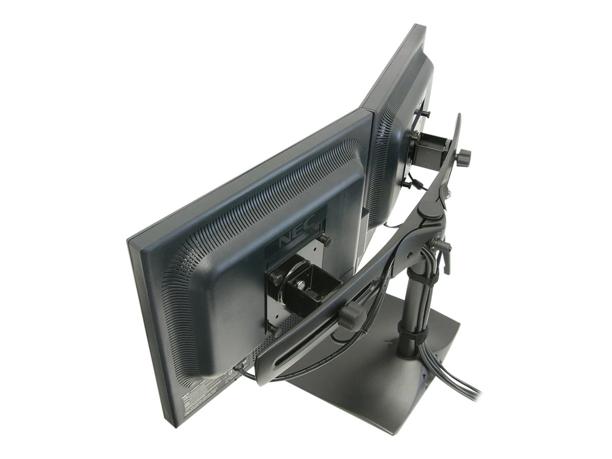 Ergotron DS100 - Aufstellung - horizontal - für 2 LCD-Displays - Aluminium, Stahl - Schwarz, Ansicht 5