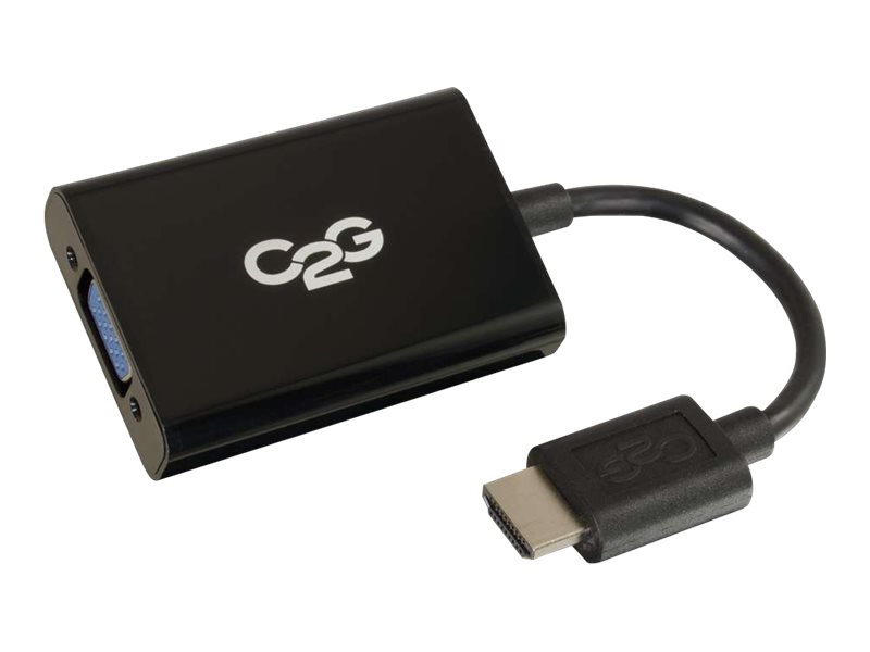 C2G HDMI to VGA + Audio Adapter - HDMI to VGA + Audio Converter