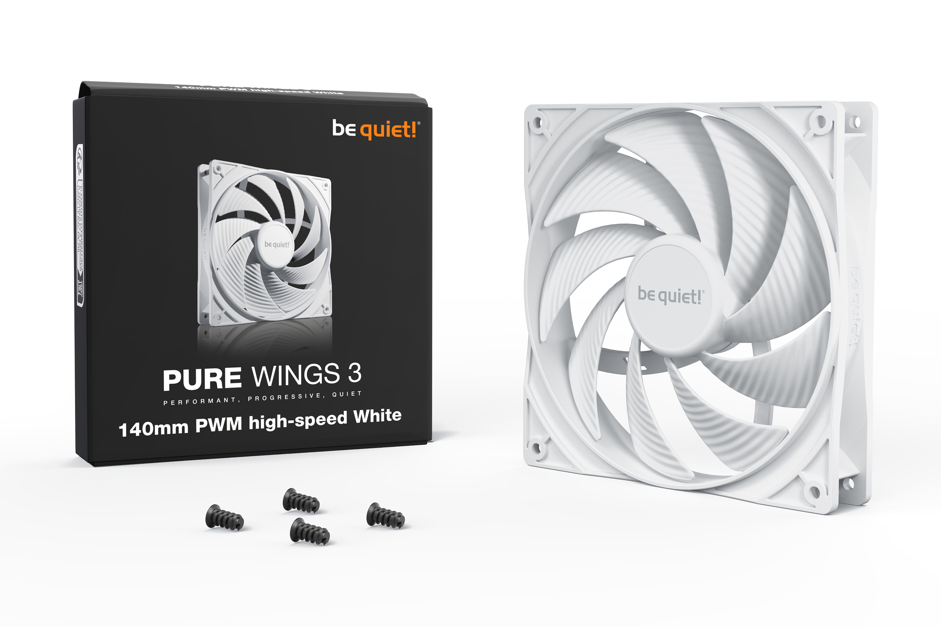 Revoltec be quiet! Pure Wings 3 - Gehäuselüfter - PWM High-Speed, Ansicht 4