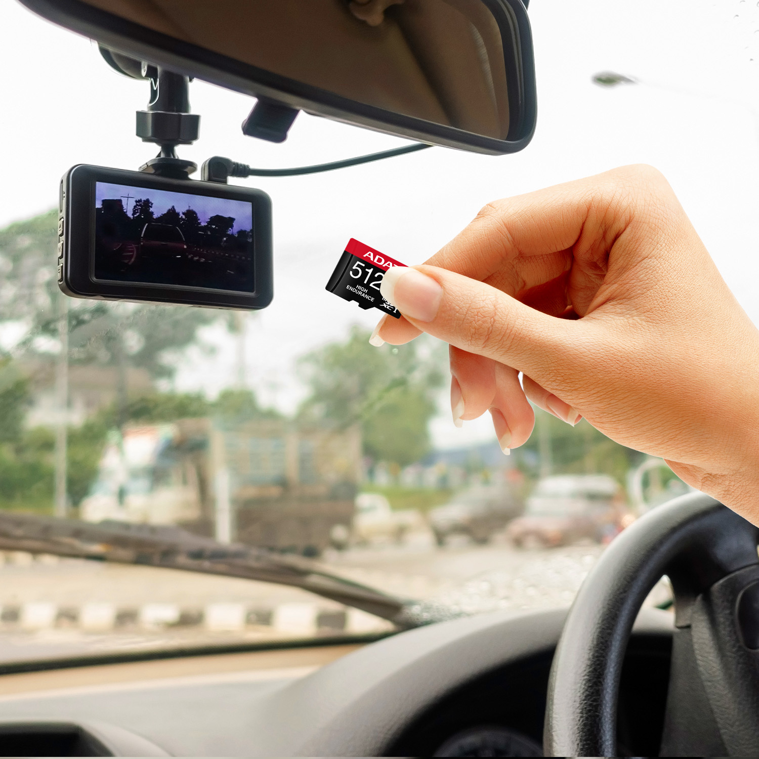 ADATA High Endurance - Flash-Speicherkarte (microSDXC-an-SD-Adapter inbegriffen), Ansicht 4