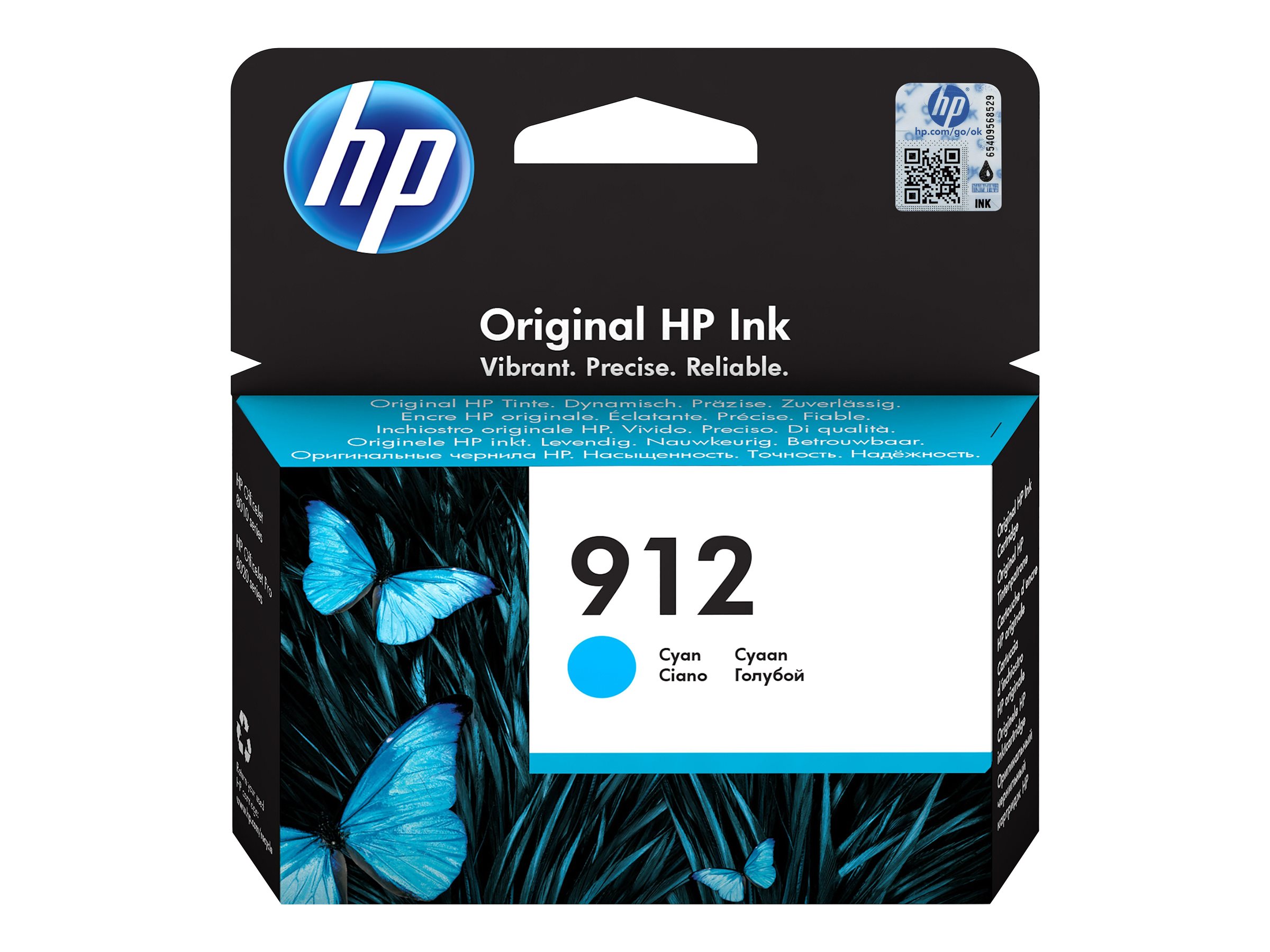 Hewlett Packard (HP) HP 912 - 2.93 ml - Cyan - original - Tin