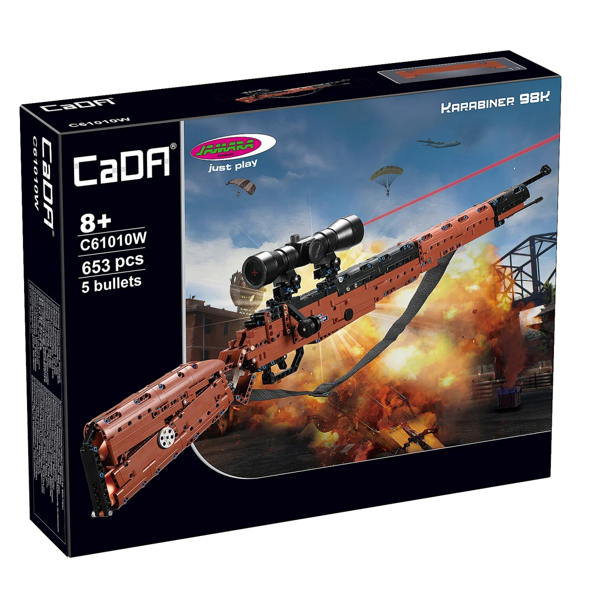 JAMARA CaDA Karabiner 98K Bricks braun 8+, Ansicht 2