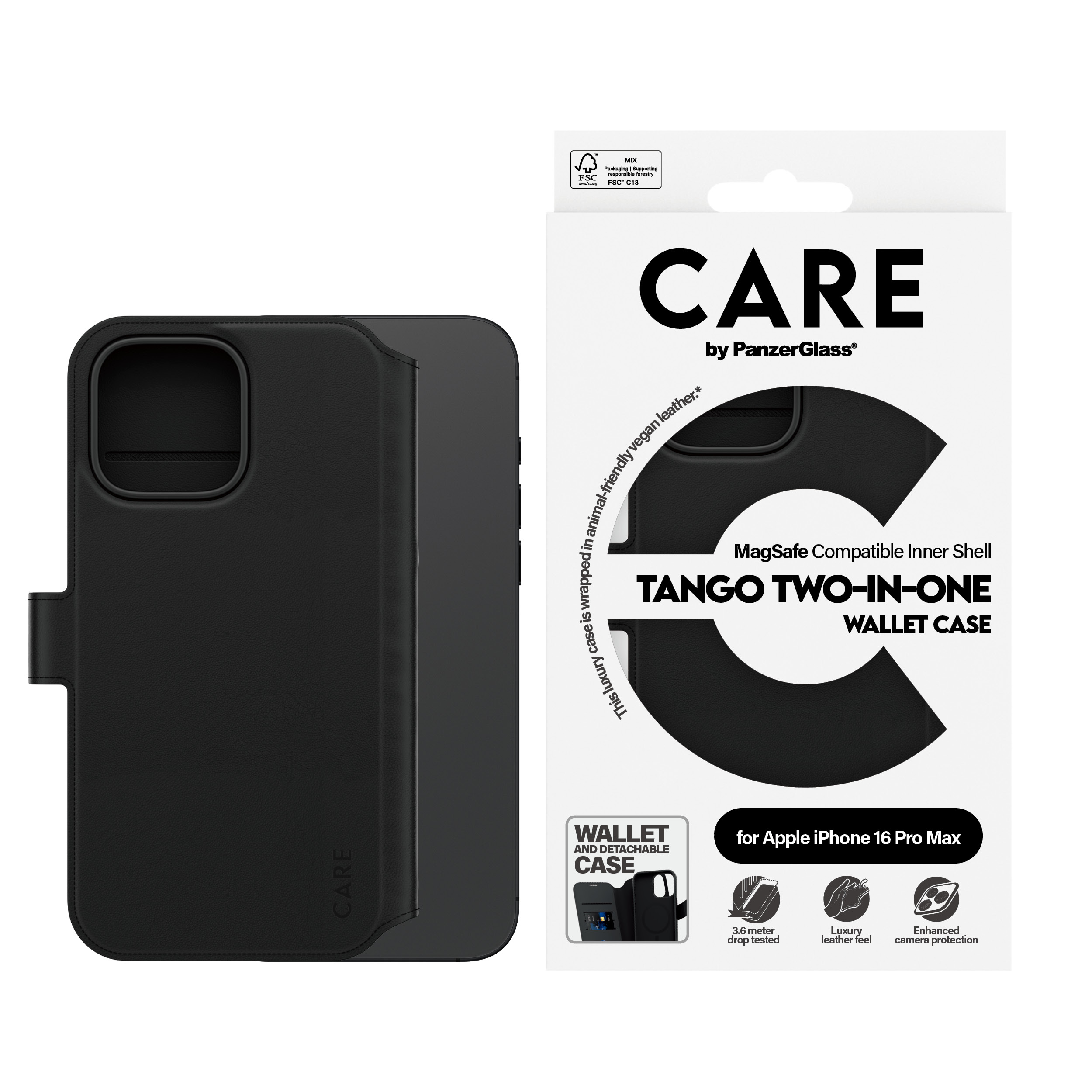 PanzerGlass CARE by PanzerGlass Tango - Flip-Hülle für Mobiltelefon, Ansicht 3