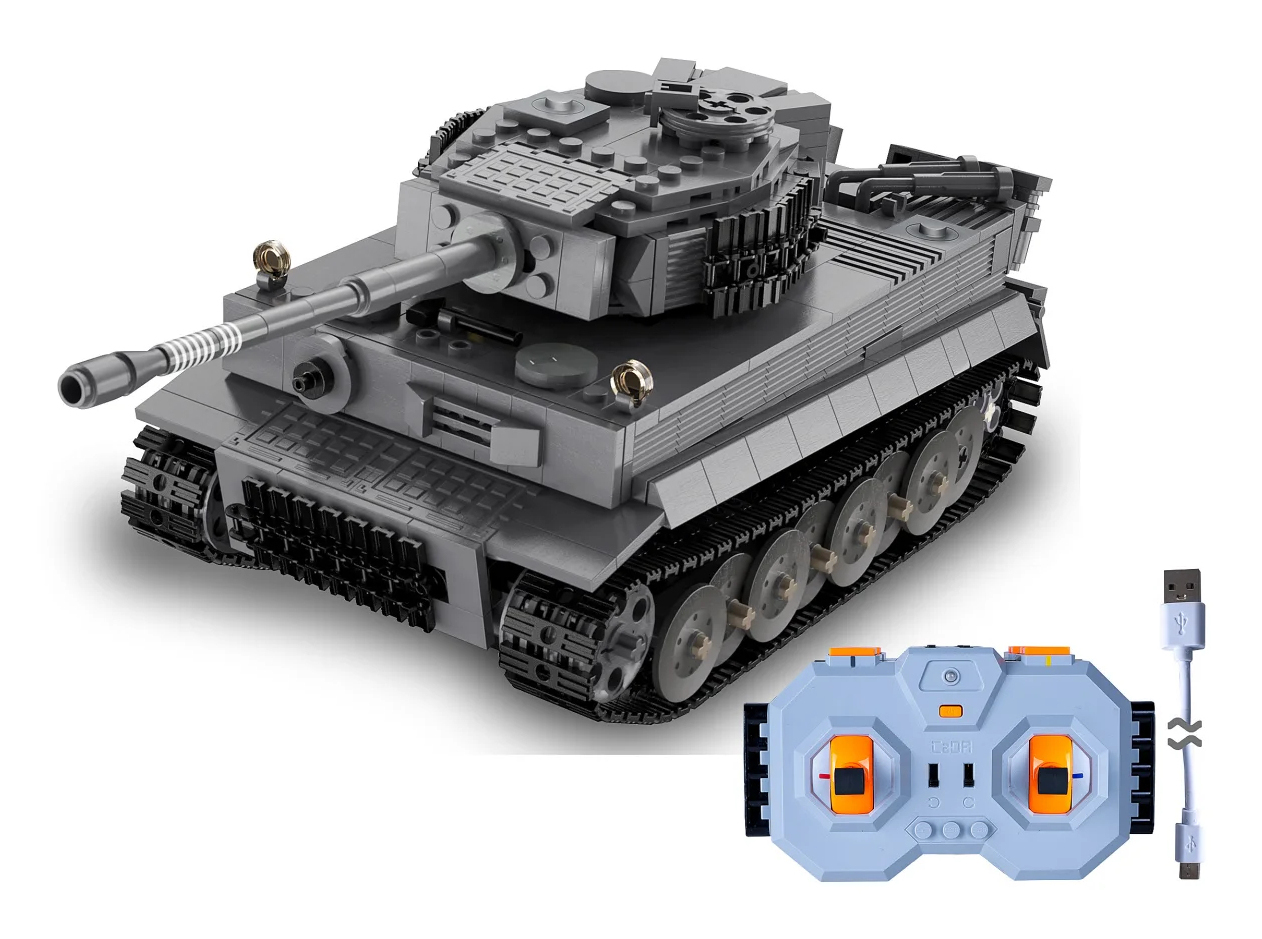JAMARA CaDA Panzer Tiger 1 35 2.4GHz Bricks grau 8+, Ansicht 4