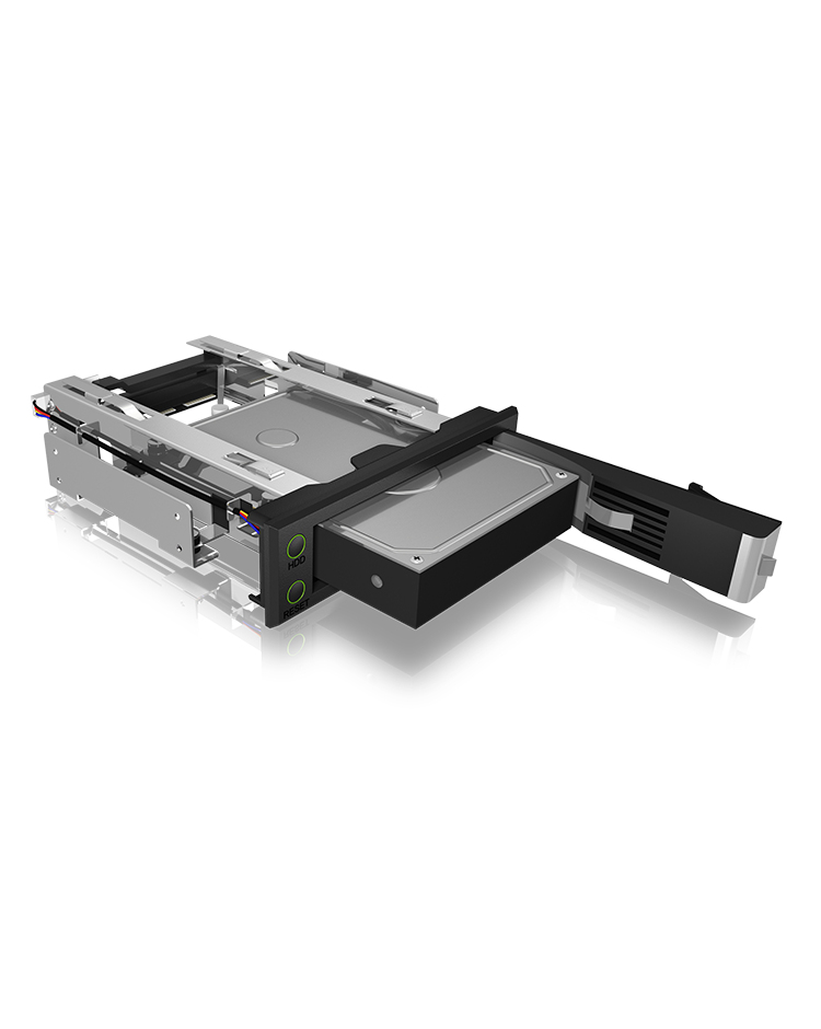 ICY BOX IB-166SSK-B - Mobiles Speicher-Rack - 3.5 (8.9 cm), Ansicht 4