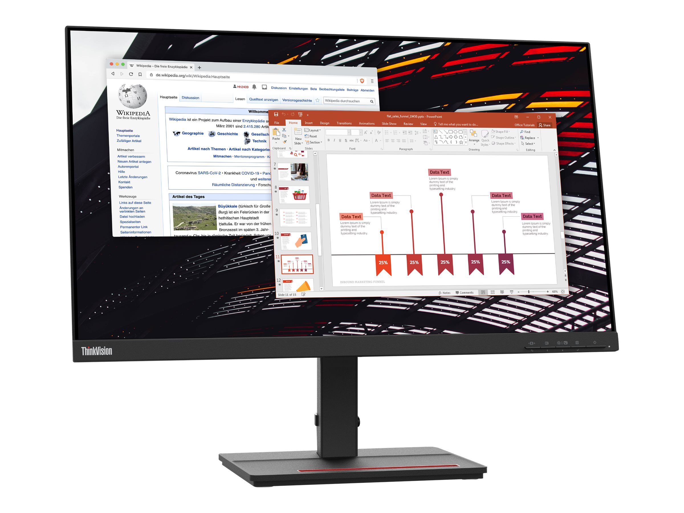 LENOVO ThinkVision S24e-20 60,5cm TS (62AEKAT2EU)