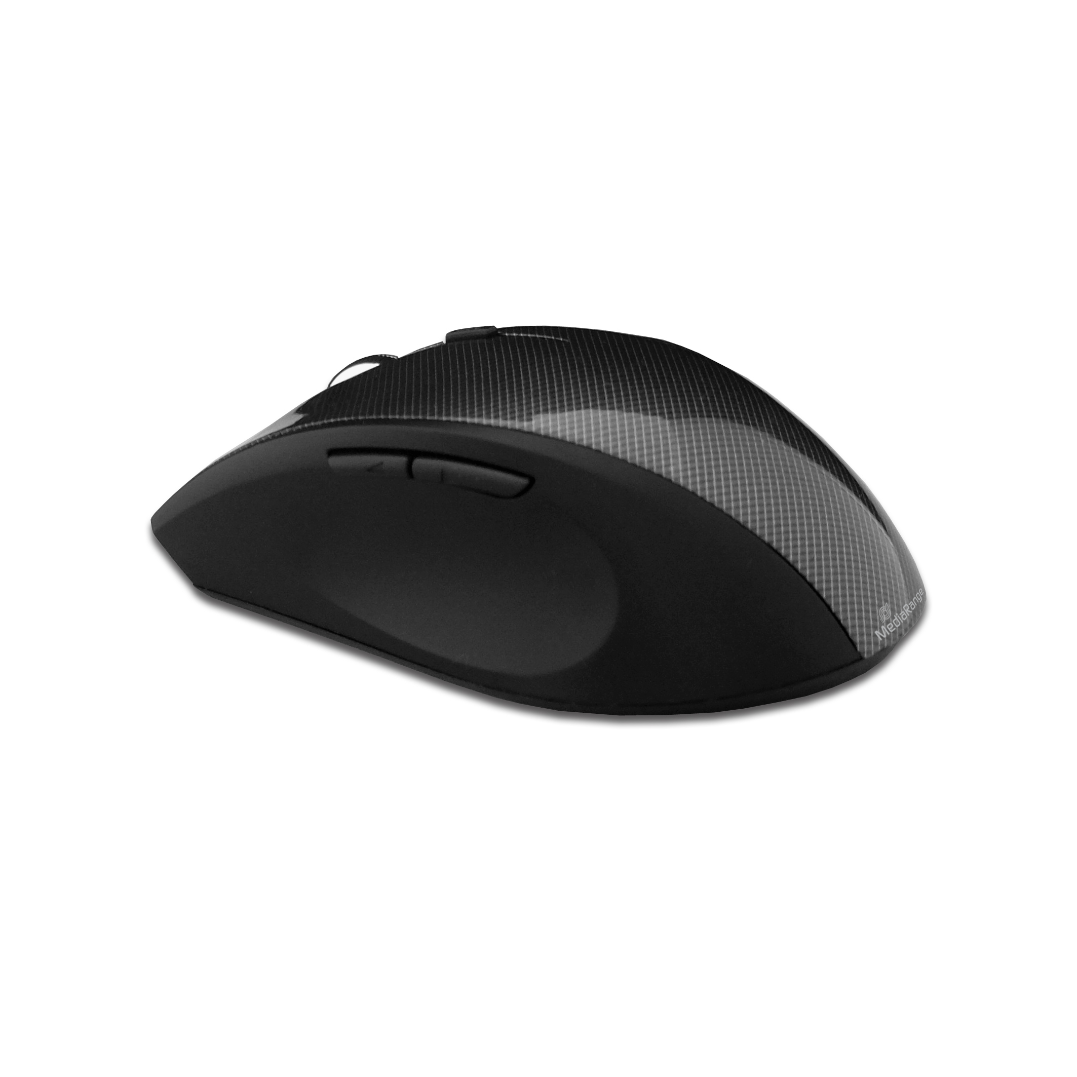 MEDIARANGE MROS207 - Maus - optisch - 5 Tasten - kabellos - 2.4 GHz - kabelloser Empfänger (USB), Ansicht 4