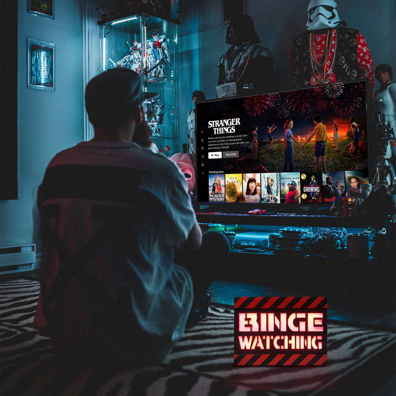 Mad Monkey LampeBinge Watching, Ansicht 3