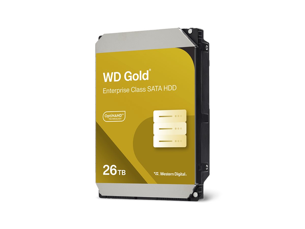 WD Gold WD261KRYZ - Festplatte - Enterprise - 26 TB - intern - 3.5 (8.9 cm)