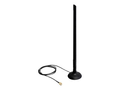 Delock SMA WLAN Antenna with Magnetic Stand and Flexible Joint 6.5 dBi