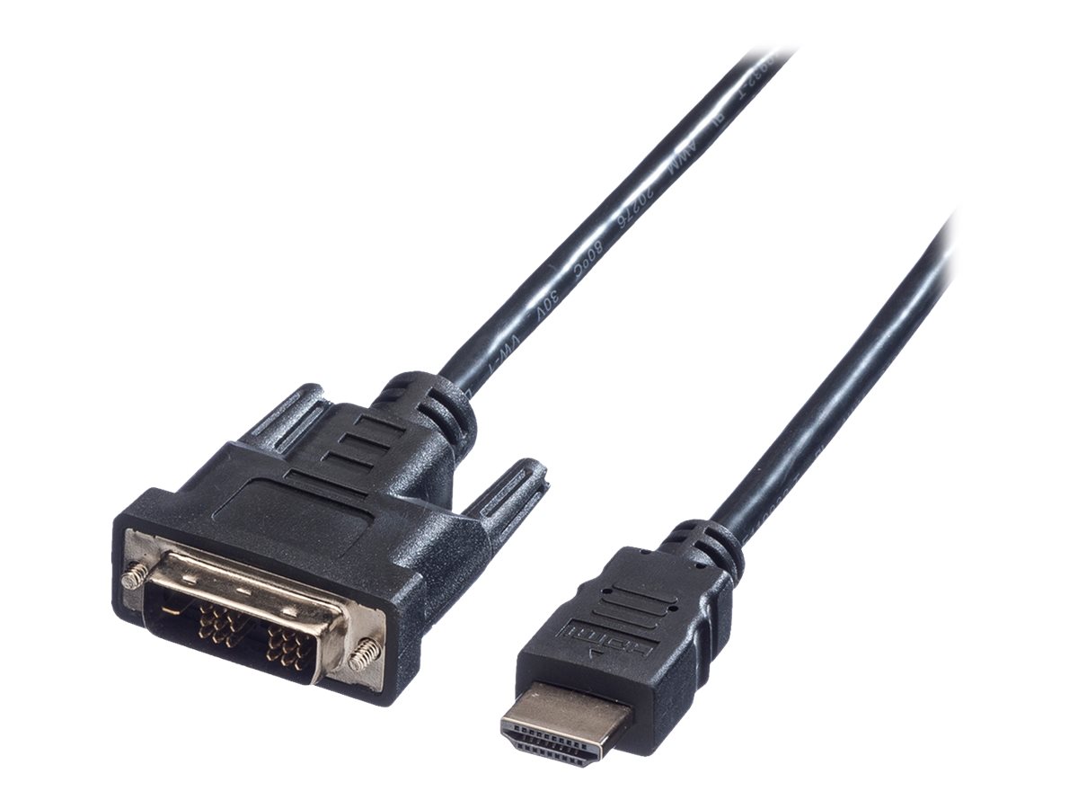 VALUE DVI Kabel DVI/HDMI ST/ST 1m