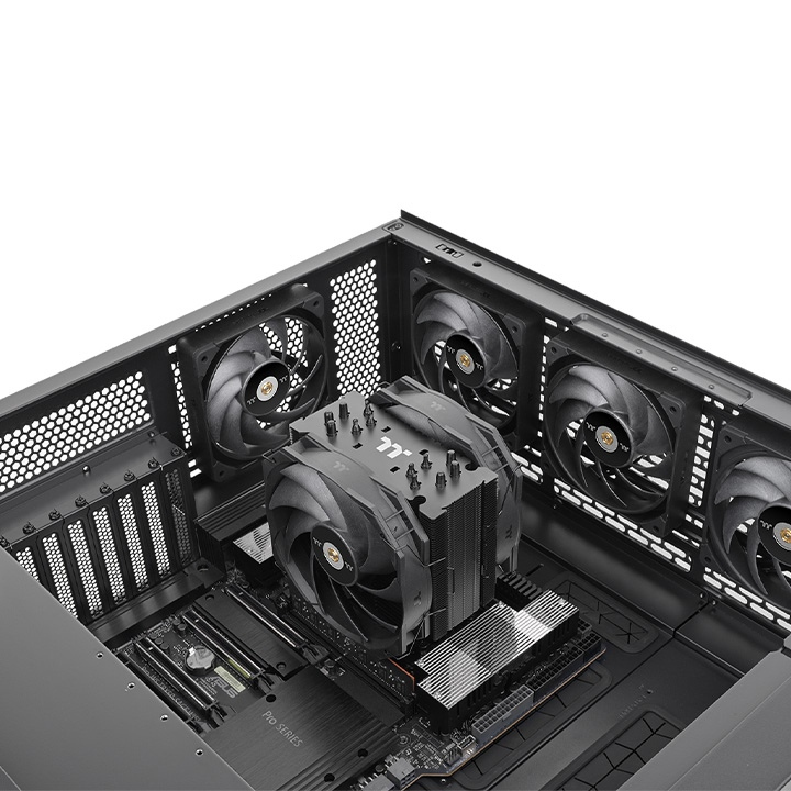 Thermaltake Kühler WAir INTEL LGA4677 & AMD sTR5/SP6 Black retail - CPU-Kühler, Ansicht 2