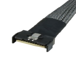 Supermicro CBL-MCIO-1270S4T1 MCIO x8 to SlimSAS 32AW - Kabel - 0,7 m