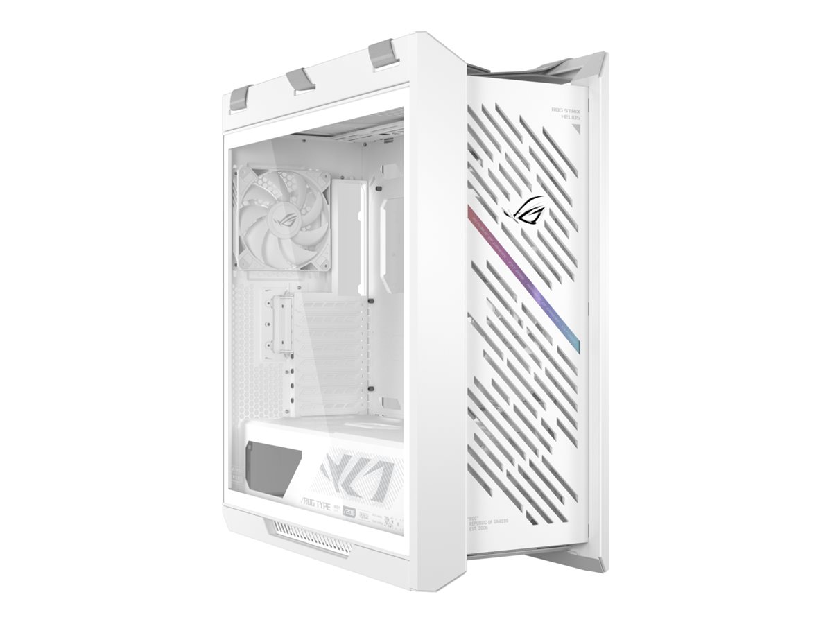 ASUS ROG Strix Helios II - White Edition - mid tower - E-ATX - Seitenteil mit Fenster (gehärtetes Glas)