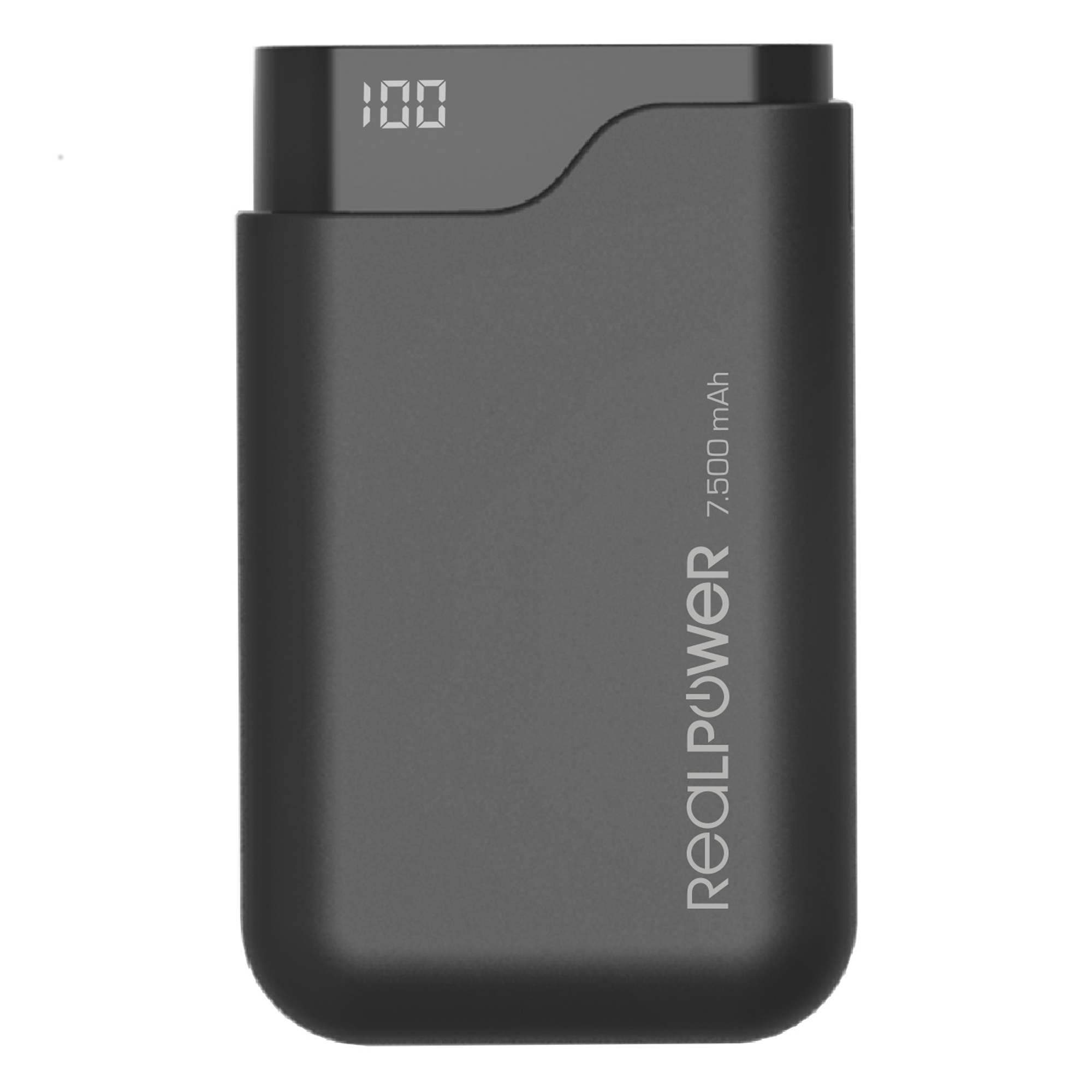 Ultron Powerbank RealPower PB-7500C schwarz, Ansicht 3