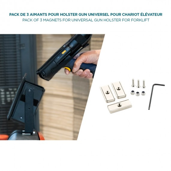 Mobilis Magnetic studs for Pistolgrip Holster Forklift 031015, Ansicht 4