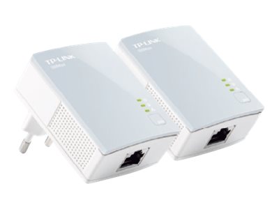 TP-LINK TL-PA411KIT AV500 Nano Powerline Adapter Starter Kit - Powerline-Adapter-Kit HomePlug AV (HPAV)