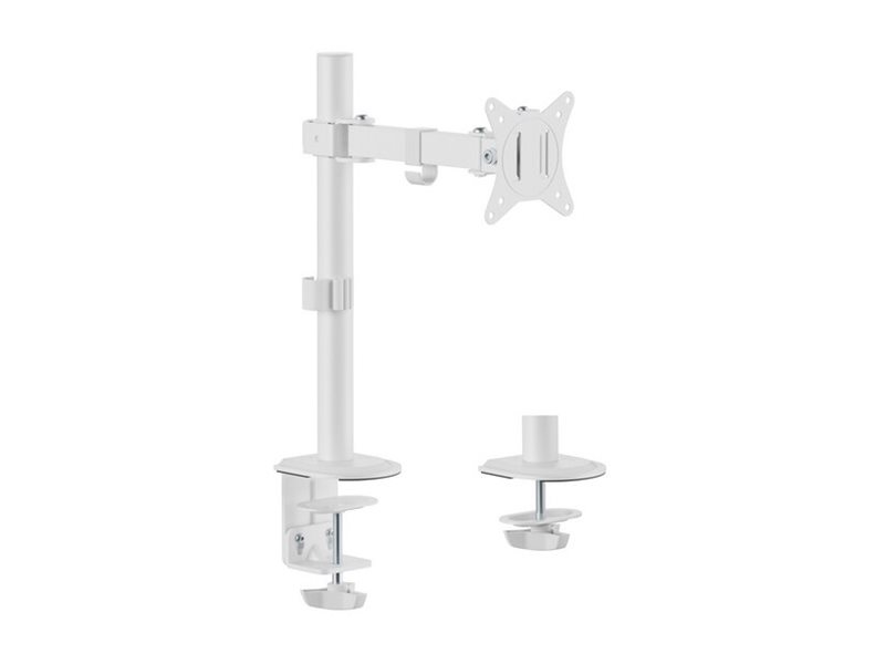 Equip Befestigungskit (Kabeldurchführungsklemme, Schrauben, Klemmhalterung) - für LCD-Display / Curved LCD-Display - articulating - Kunststoff, stainless steel - weiß - Bildschirmgröße: 43.2-81.3 cm (17"-32")