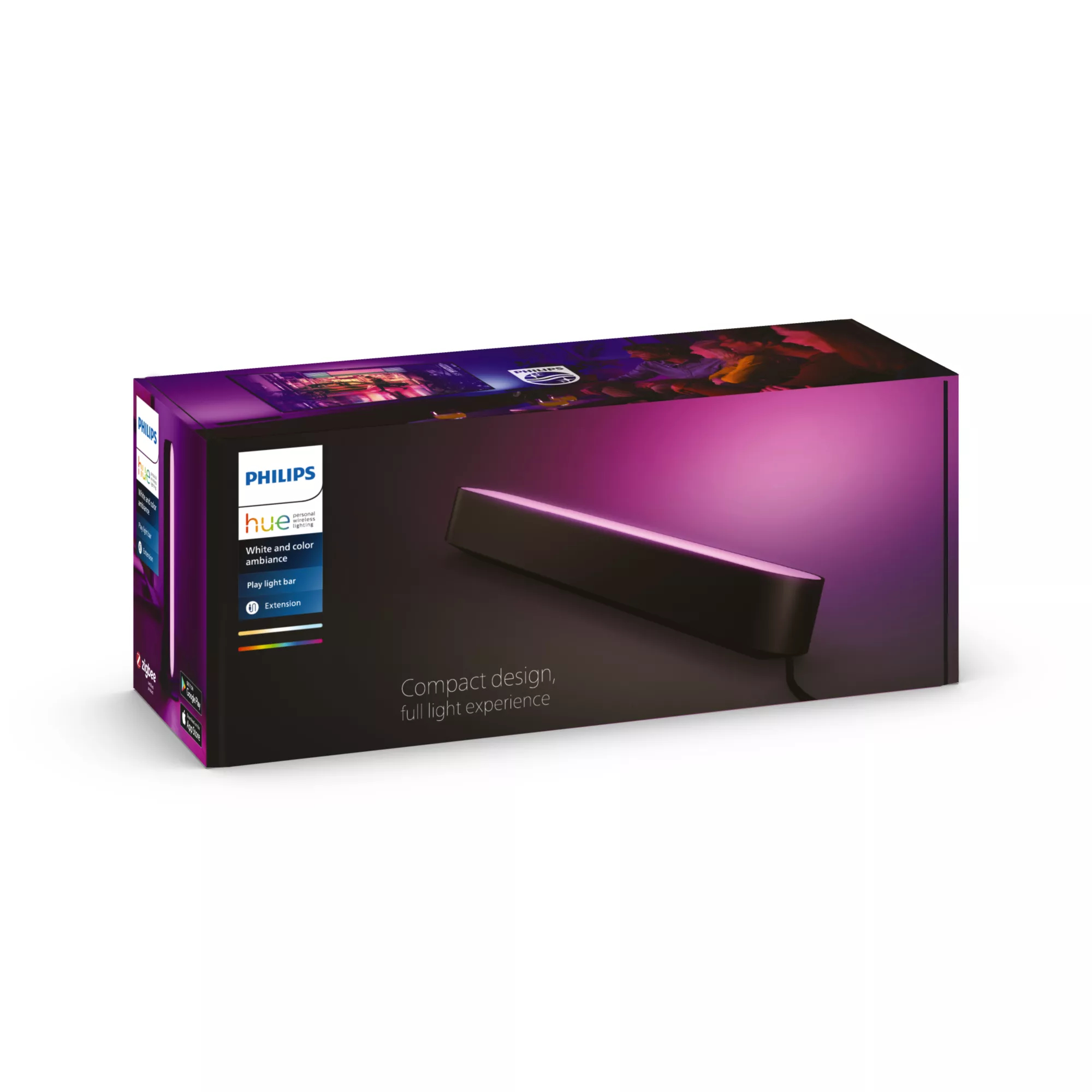 Philips Hue White and Color Ambiance Play extension - Schwarz, Ansicht 2