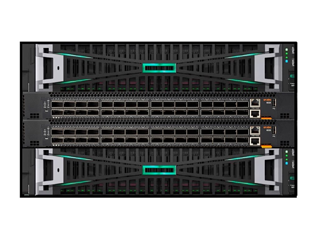 HPE Alletra Storage MP High Density File JBOF - Solid State Drive Array - 1352 TB - 30 Schächte - SSD 61.44 TB x 22 - 100 Gigabit Ethernet (extern)