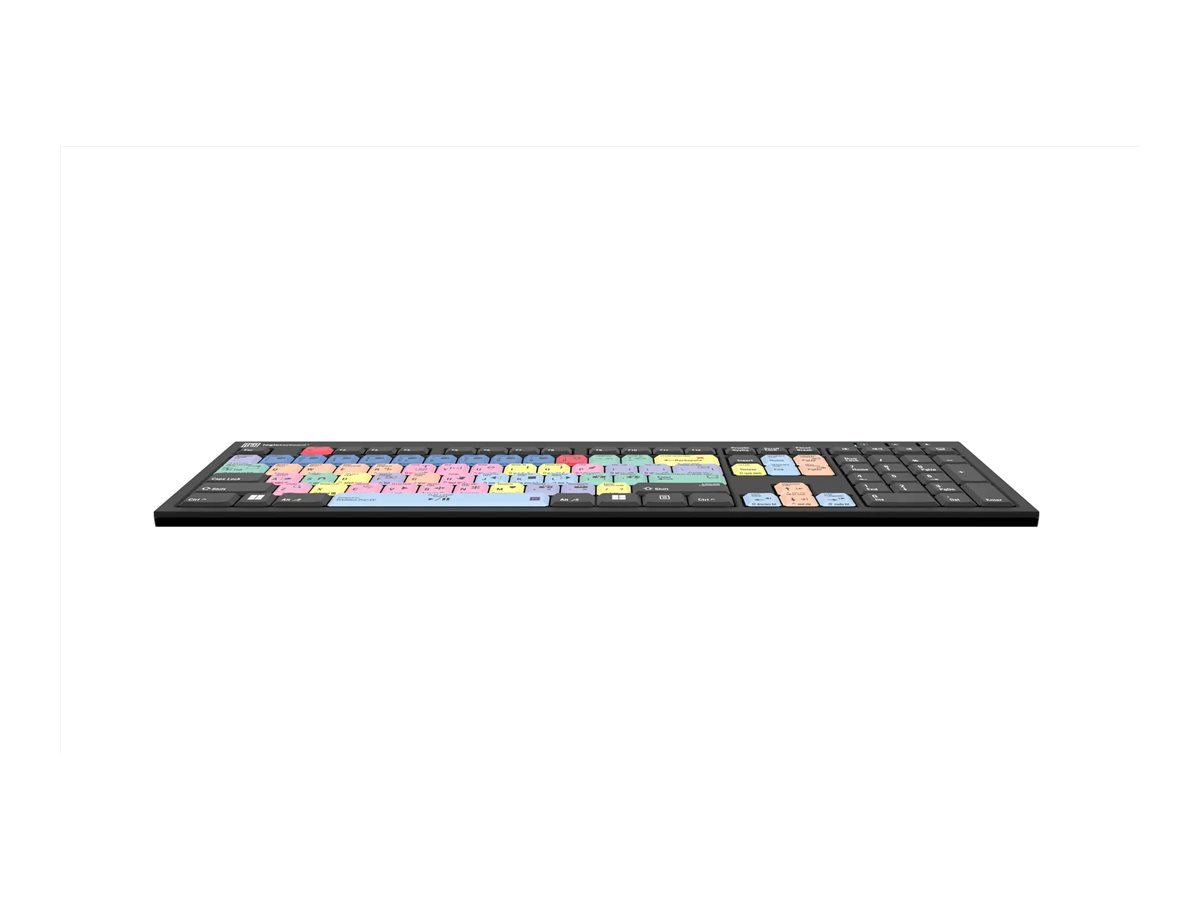 Logickeyboard Adobe Premiere Pro CC - Full-size (100%) - Verkabelt - USB - Mehrfarbig - TL: Deutsch, QWERTZ, Ansicht 3