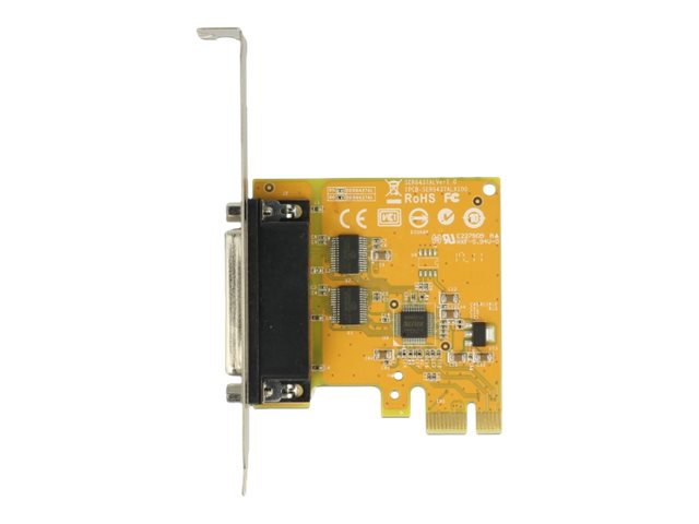 Delock PCI Express Card > 2 x Serial RS-232 high speed 921K ESD protection (62996)