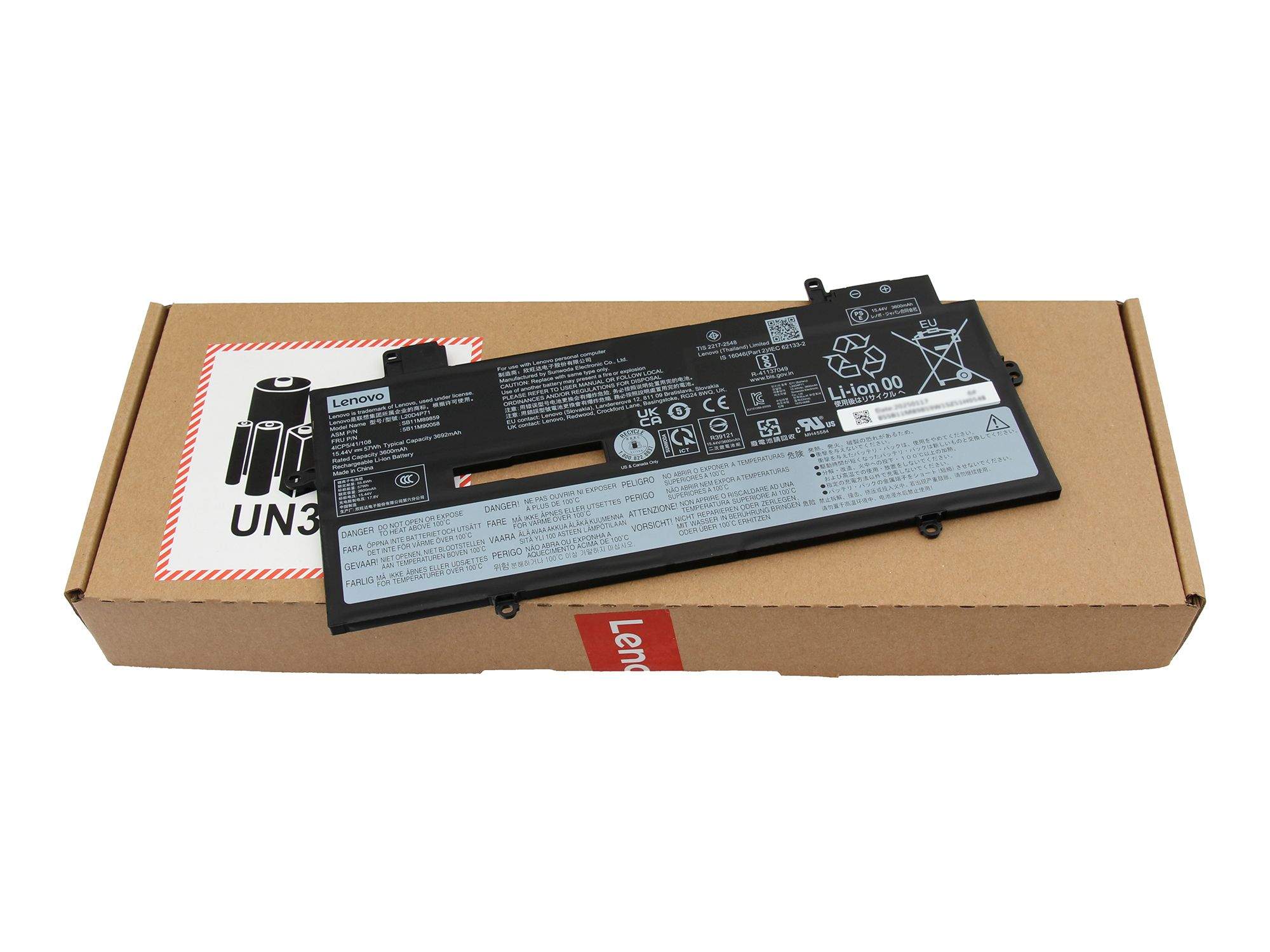 Lenovo Laptop-Batterie - Lithium-Ionen - 4 Zellen, Ansicht 2