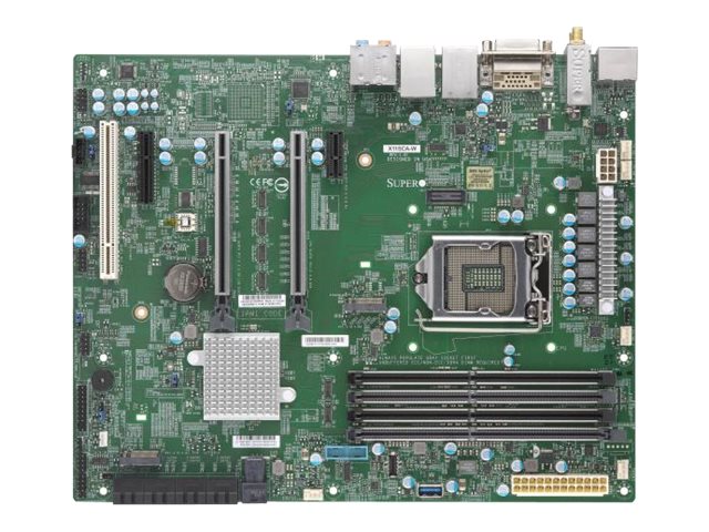 Supermicro X11SCA-W - Motherboard - ATX - LGA1151 Socket - C246 - USB 3.1 Gen 1, USB-C Gen2, USB 3.1 Gen 2 - Bluetooth, 