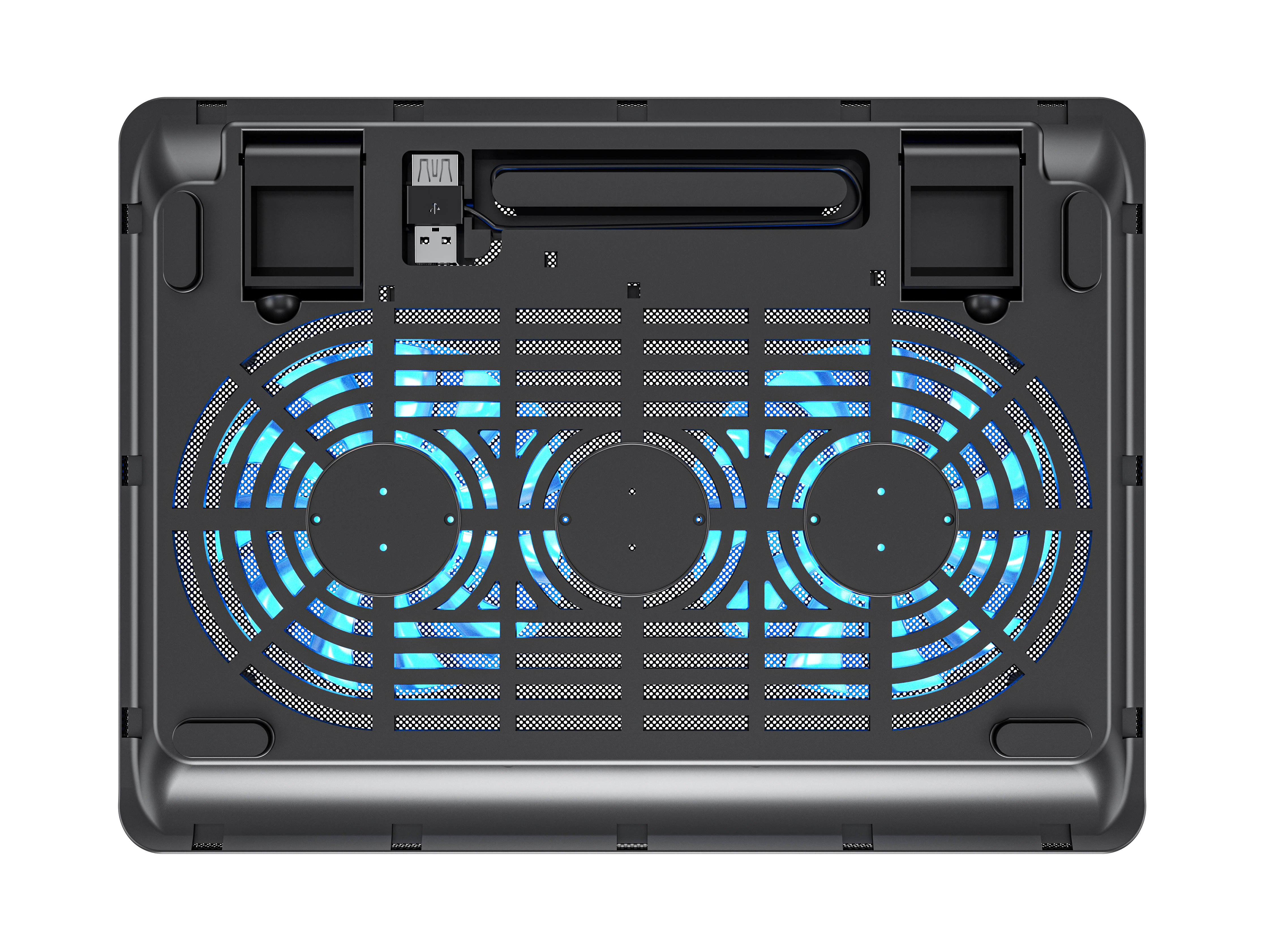 Conceptronic 2-Fan Cooling Pad 15.6 1000RPM max.3kg sw, Ansicht 2