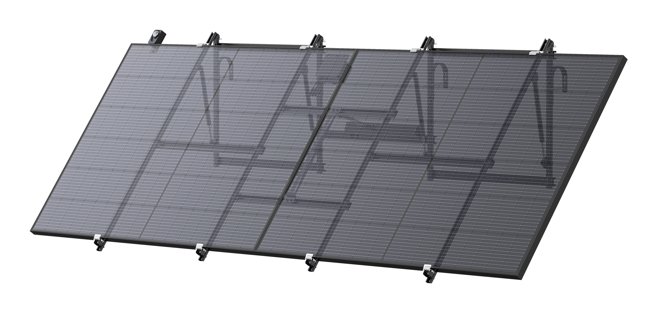 Ecoflow single axis solar tracker, Ansicht 4