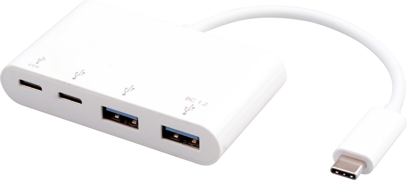 eSTUFF Hub - USB-C, 2x USB 3.0, 2x USB-C 3.1, Ansicht 4
