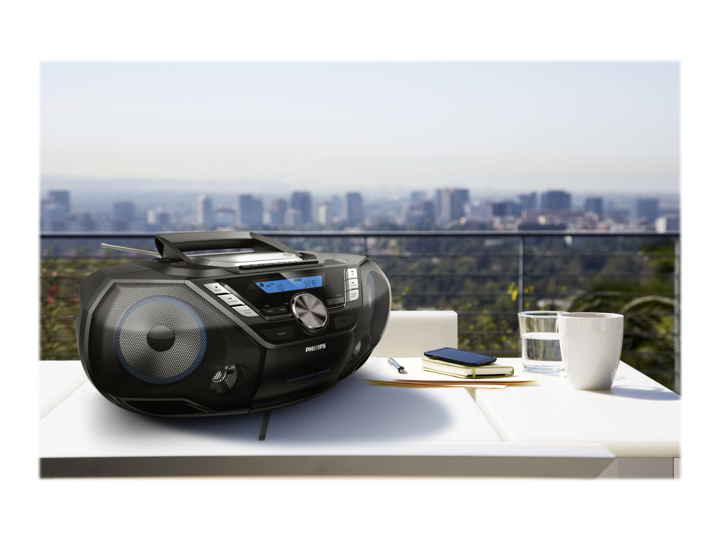 Philips CD Soundmachine AZB798T - Ghettoblaster, Ansicht 3