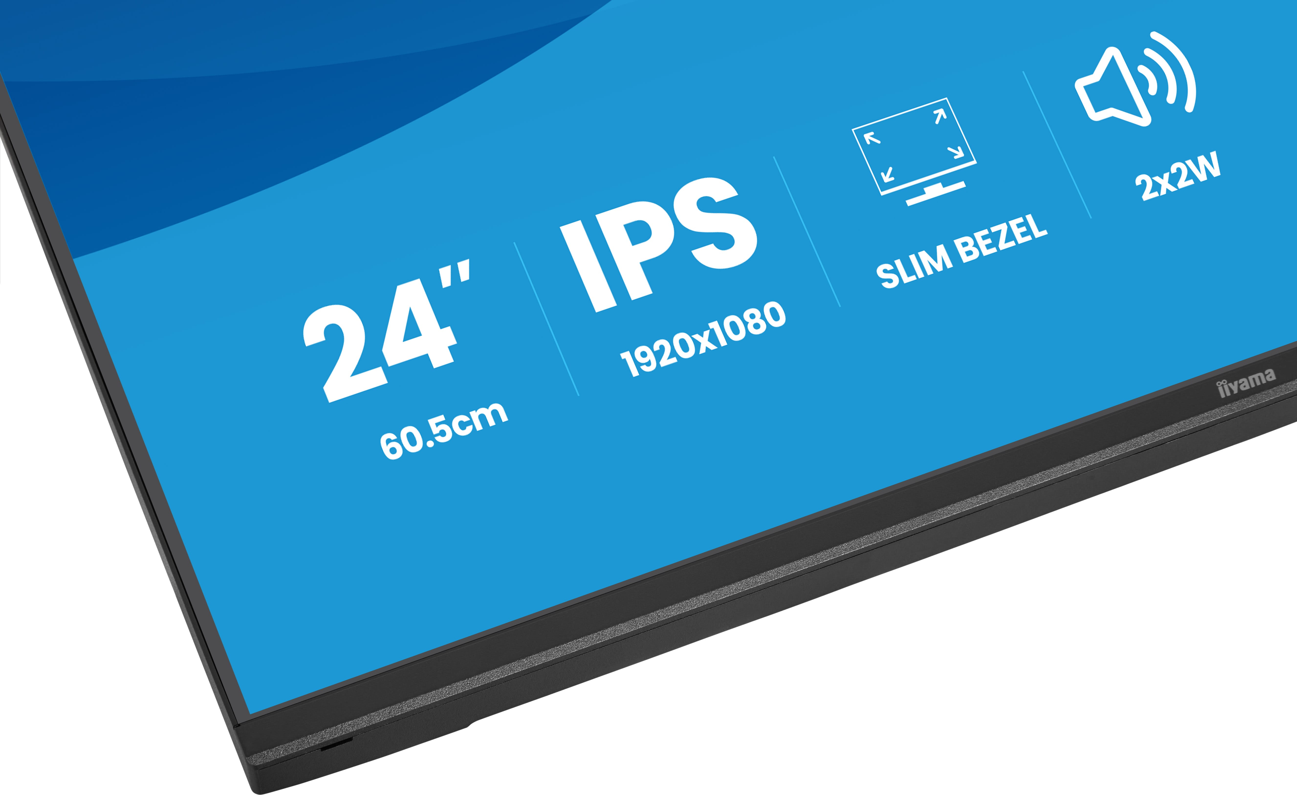 Iiyama X2497HSU-B1 4 24 LCD Full HD IPS Black - Flachbildschirm (TFT/LCD) - 60,5 cm, Ansicht 4