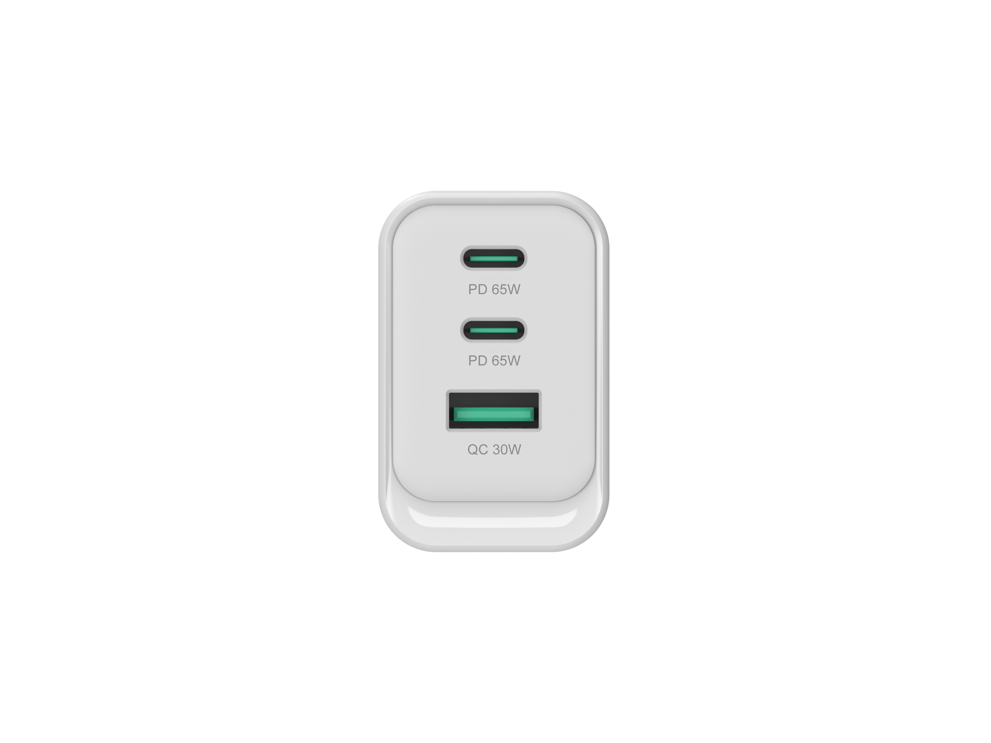 Conceptronic ALTHEA21W65 3-Port 65W GaN USB-PD-Ladegerät USB-C x 2 USB-A 1..., Ansicht 3