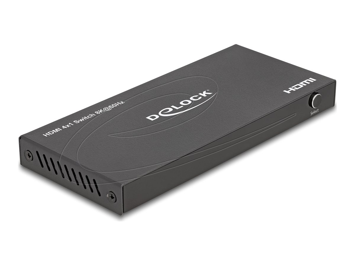 Delock Video/Audio-Schalter - 4 x HDMI - Desktop