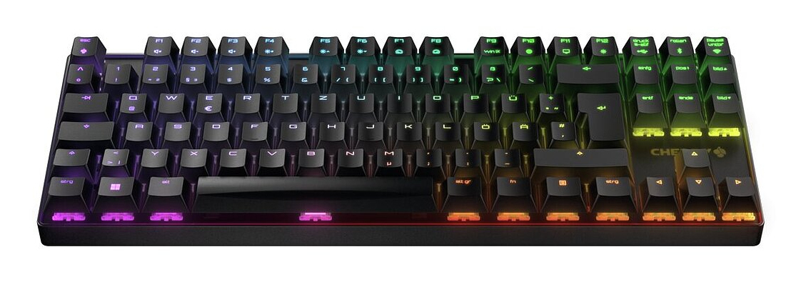 Cherry MX 8.2 - Tastatur - 80% - TKL - Hintergrundbeleuchtung - TL: Deutsch, QWERTZ, Ansicht 4