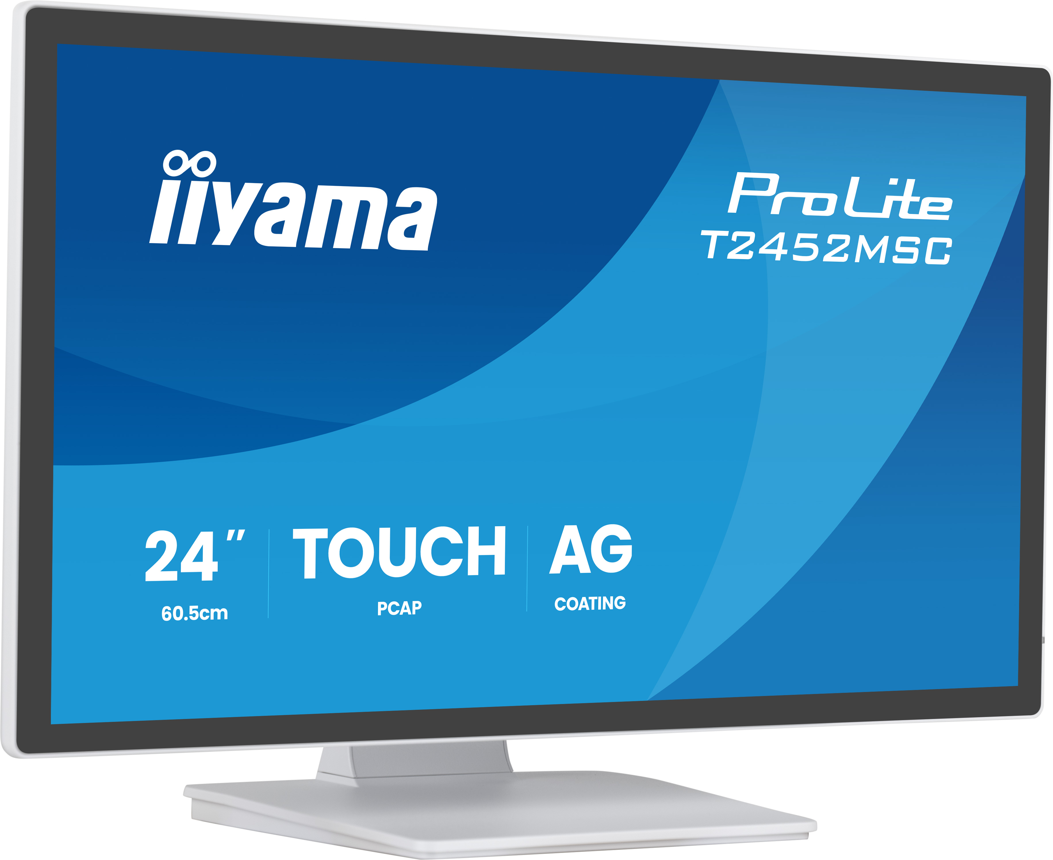 Iiyama T2452MSC-W1AG 24 PCAP 10P Touch - Flachbildschirm (TFT/LCD) - 60,5 cm, Ansicht 2
